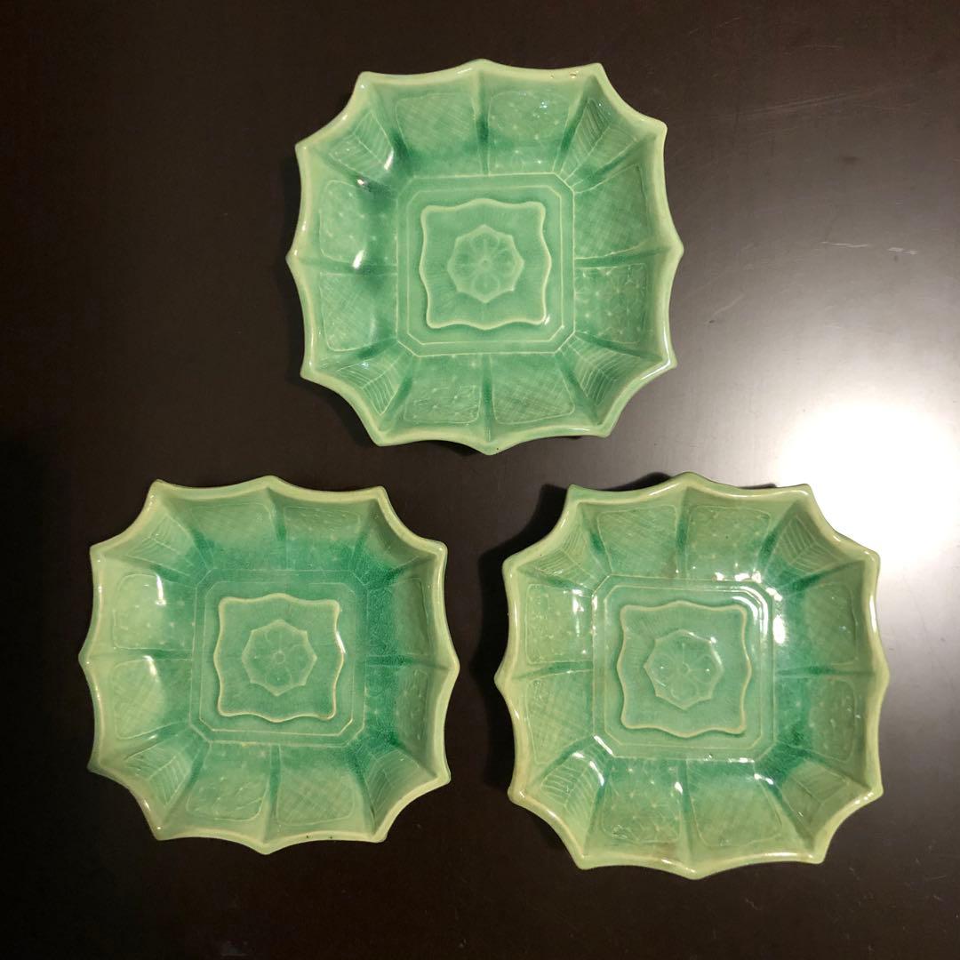 淡路珉平焼　小皿3枚セット