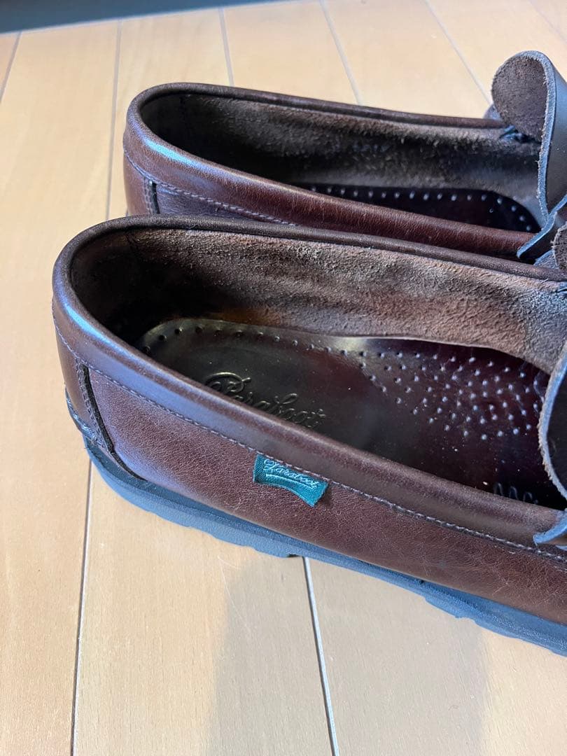 【パラブーツ】コローレイド　CORAUX RAID ローファーUK-8