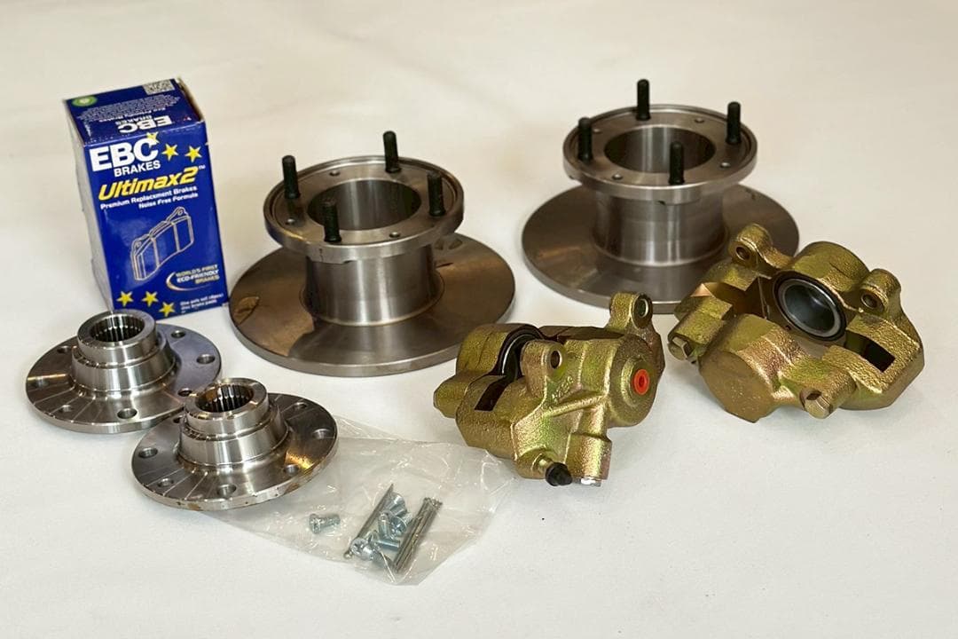 ローバーミニ・クラシックミニ用 10インチ化 ブレーキ変換キット
