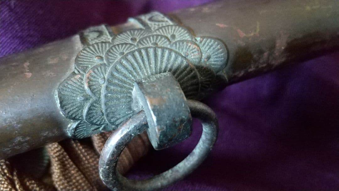 旧日本陸軍・菊紋入り軍刀拵え