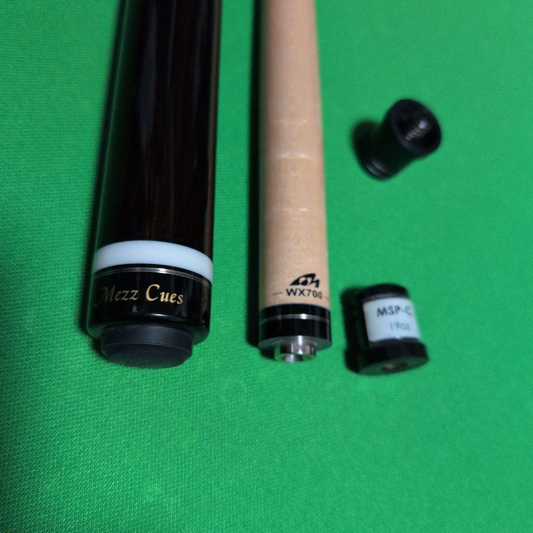ビリヤードキュー、mezzMSP-C、wx700シャフト美品