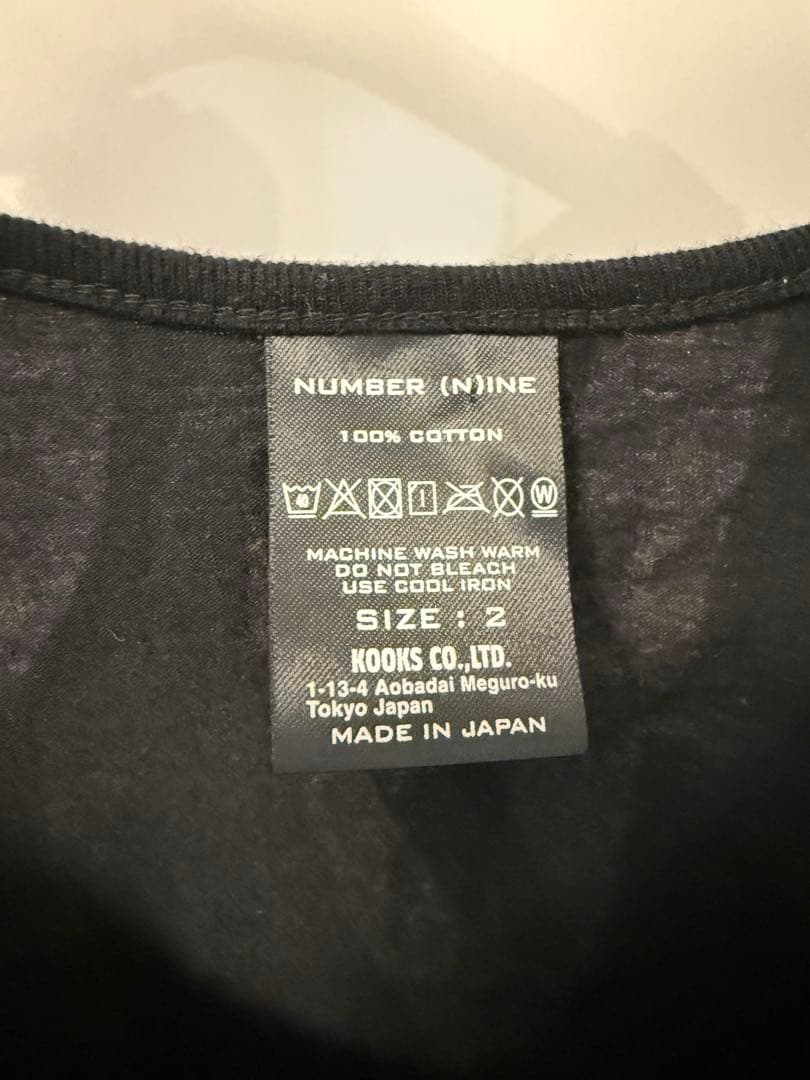 NUMBER (N)INE/ハートトライバル カモ柄 タンクトップ(サイズ2)