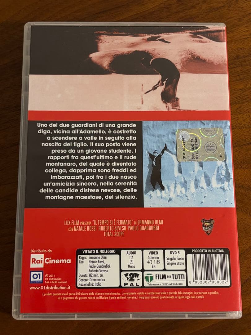 エルマンノ・オルミ 時は止まりぬ セル版 DVD レア 日本未ソフト