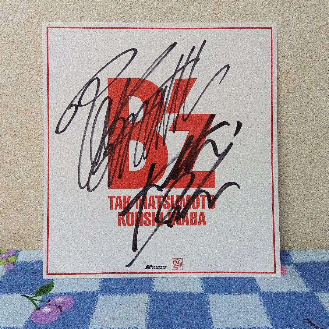 【期間限定 出品】B'z 直筆サイン色紙