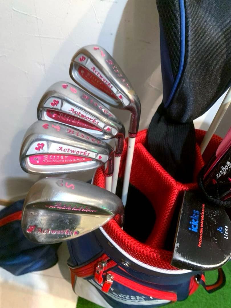 レディースゴルフクラブ セット　ワークスゴルフ　Bisser 可愛く優しい