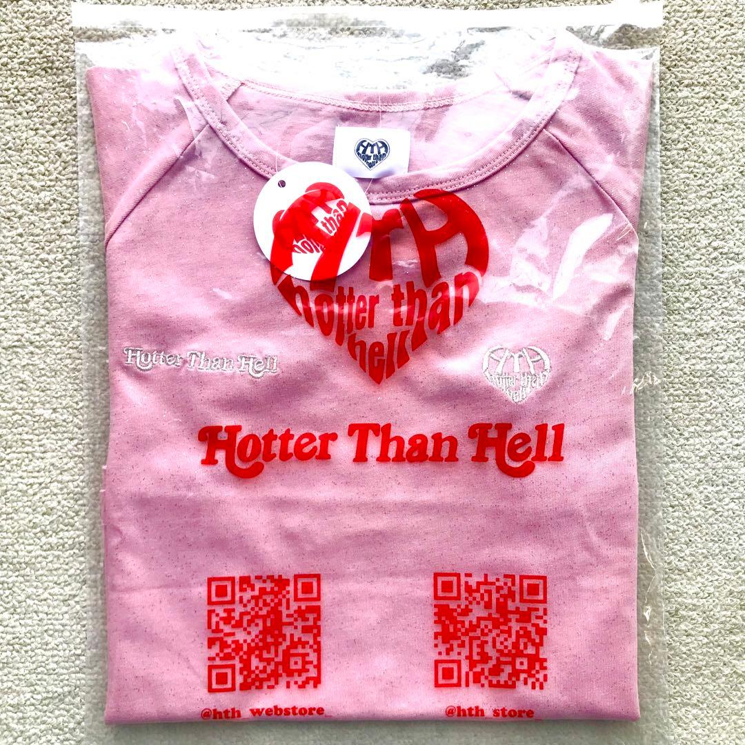 HTH glitter cropped tee ピンク