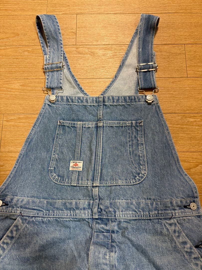 最終値下げ！RNA ベーシックオーバーオール　デニム　メンズライク　大人気