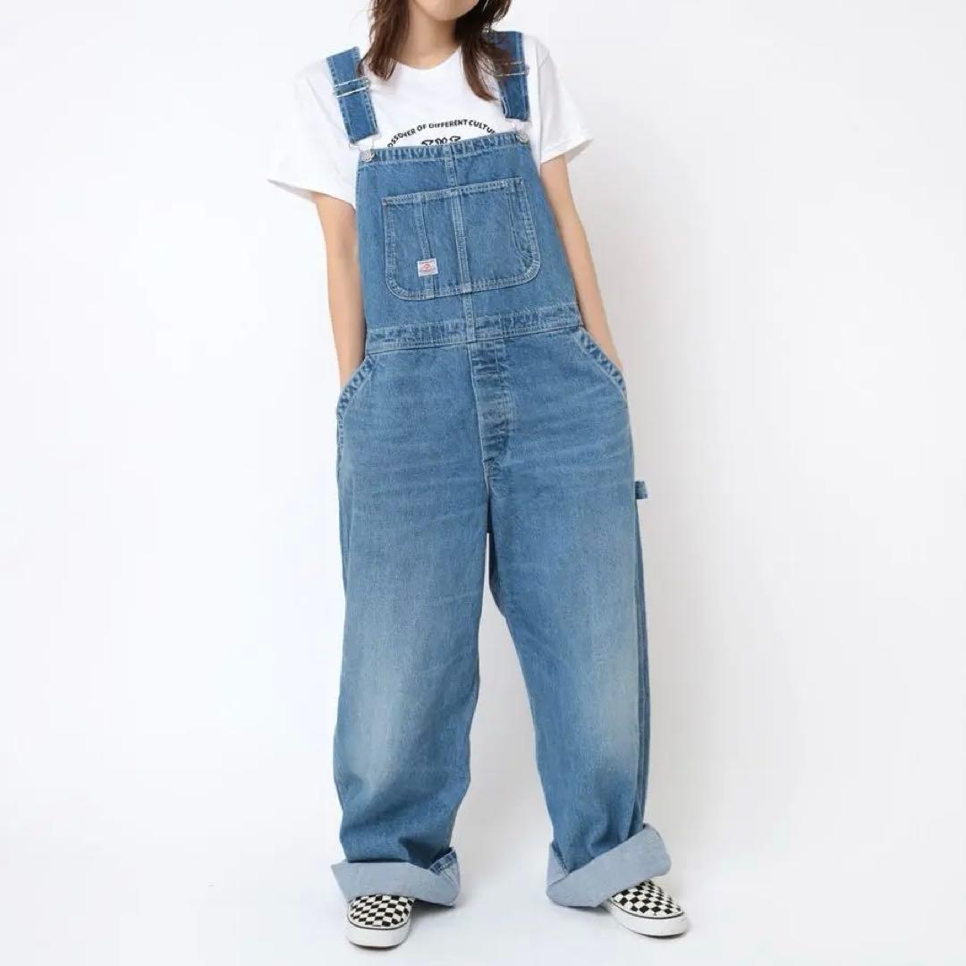 最終値下げ！RNA ベーシックオーバーオール　デニム　メンズライク　大人気