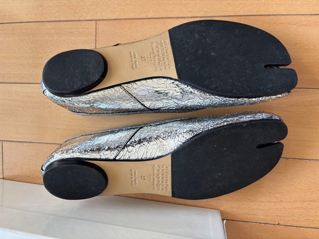 Maison Margiela フラットシューズ 37 シルバー