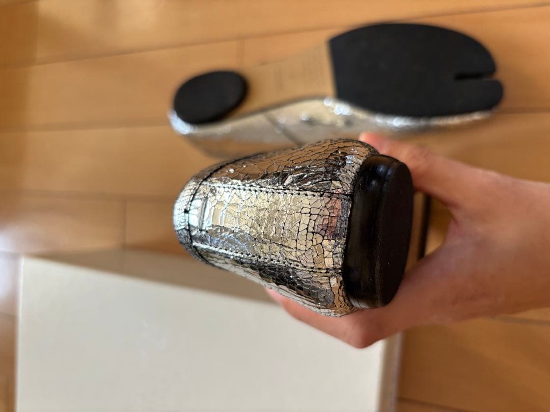 Maison Margiela フラットシューズ 37 シルバー