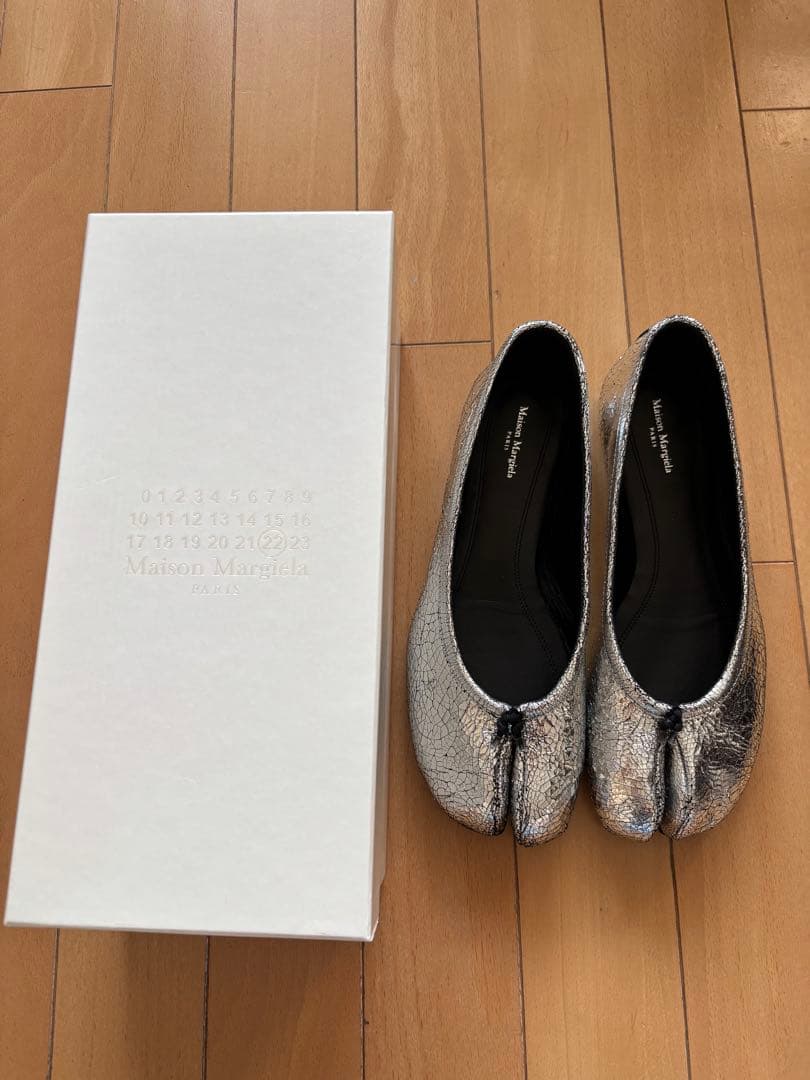Maison Margiela フラットシューズ 37 シルバー