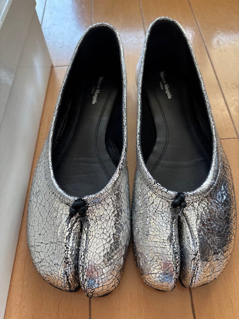 Maison Margiela フラットシューズ 37 シルバー