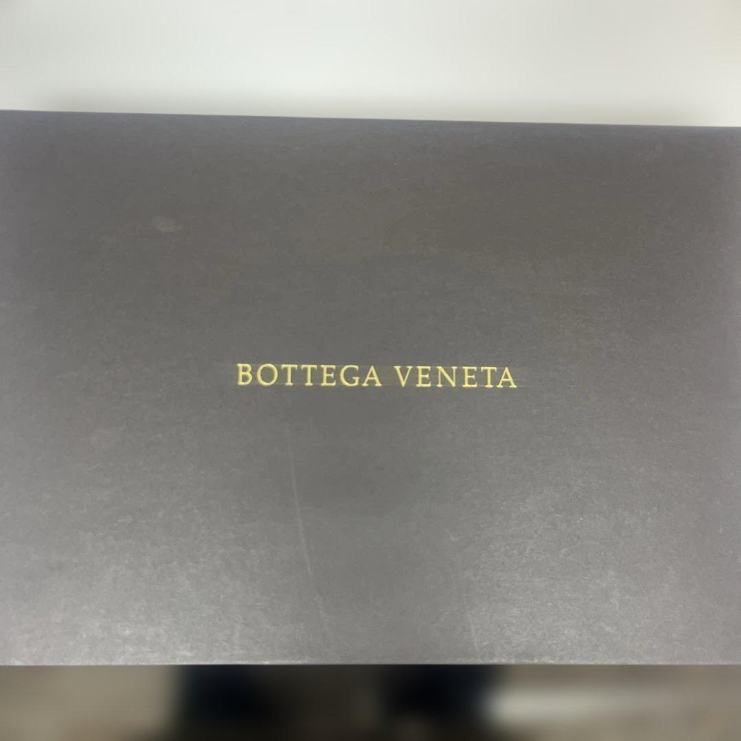 ボッテガ　レザー編み込みデザイン手袋 ブラック