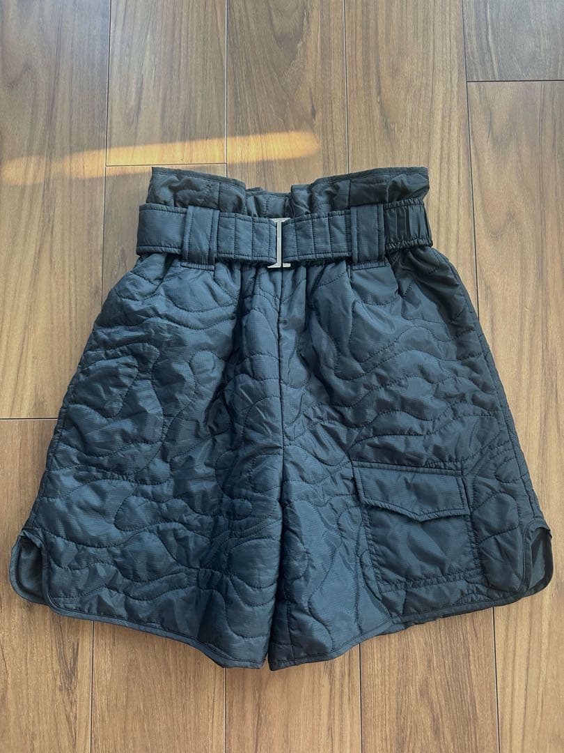 ganni キルティング　ショートパンツ