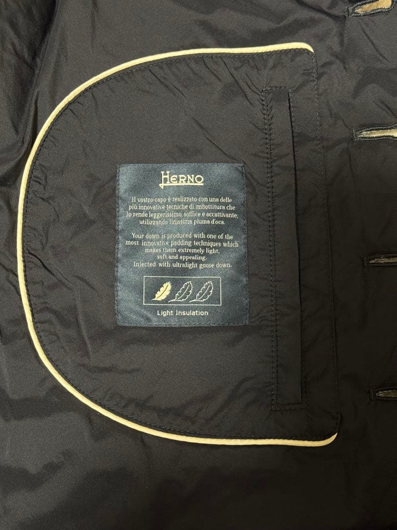 Herno Legend ヘルノ インナー ダウン ベスト 46 ボタン外れ格安