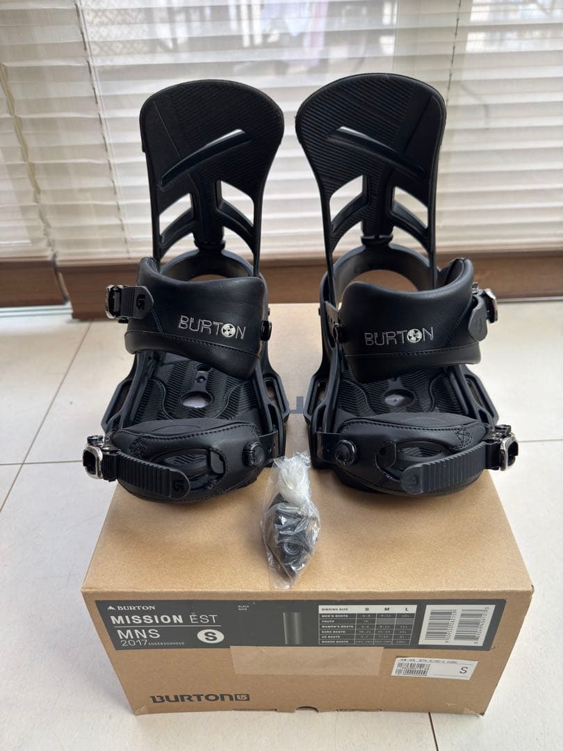 BURTON MISSION EST ビンディング S ブラック