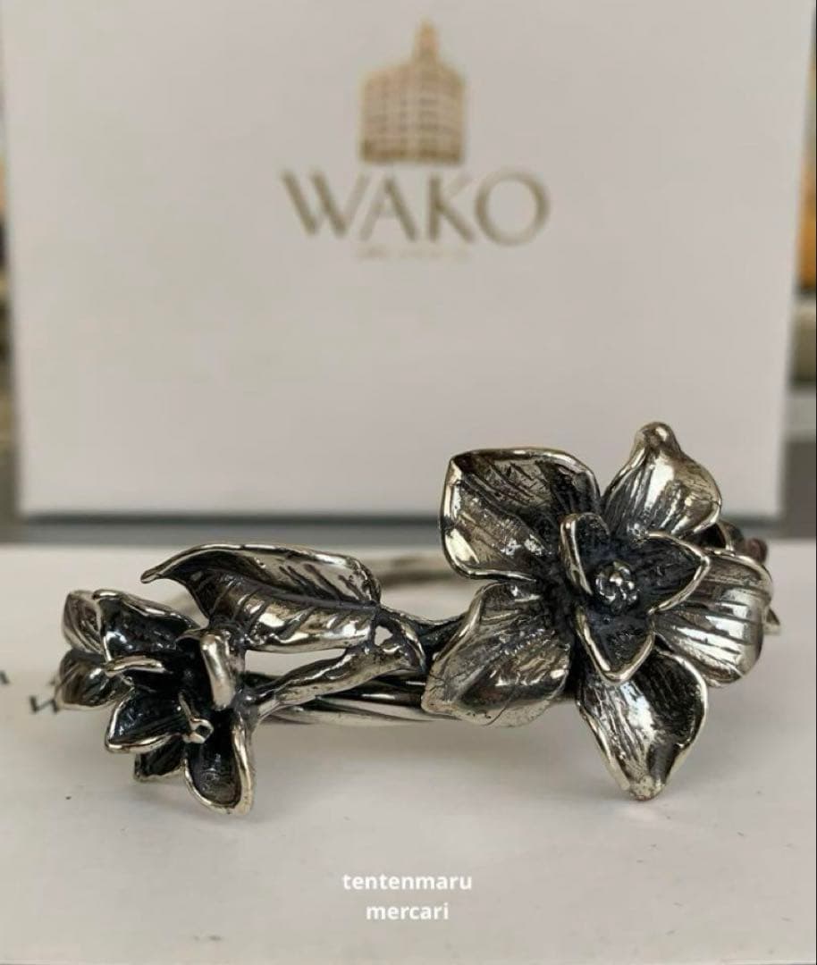 金*銀様 ☆新品☆銀座和光☆アンティーク調　SILVER800ナプキンリング☆2