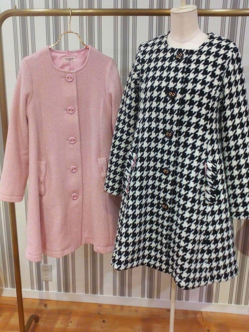 【新品未使用】EmilyTempleCute　イストワールコート　ヘリンボーン