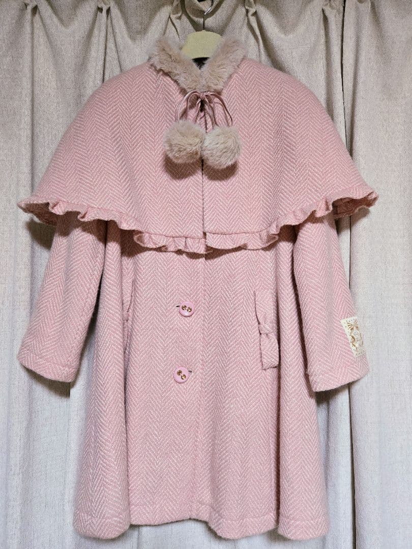 【新品未使用】EmilyTempleCute　イストワールコート　ヘリンボーン