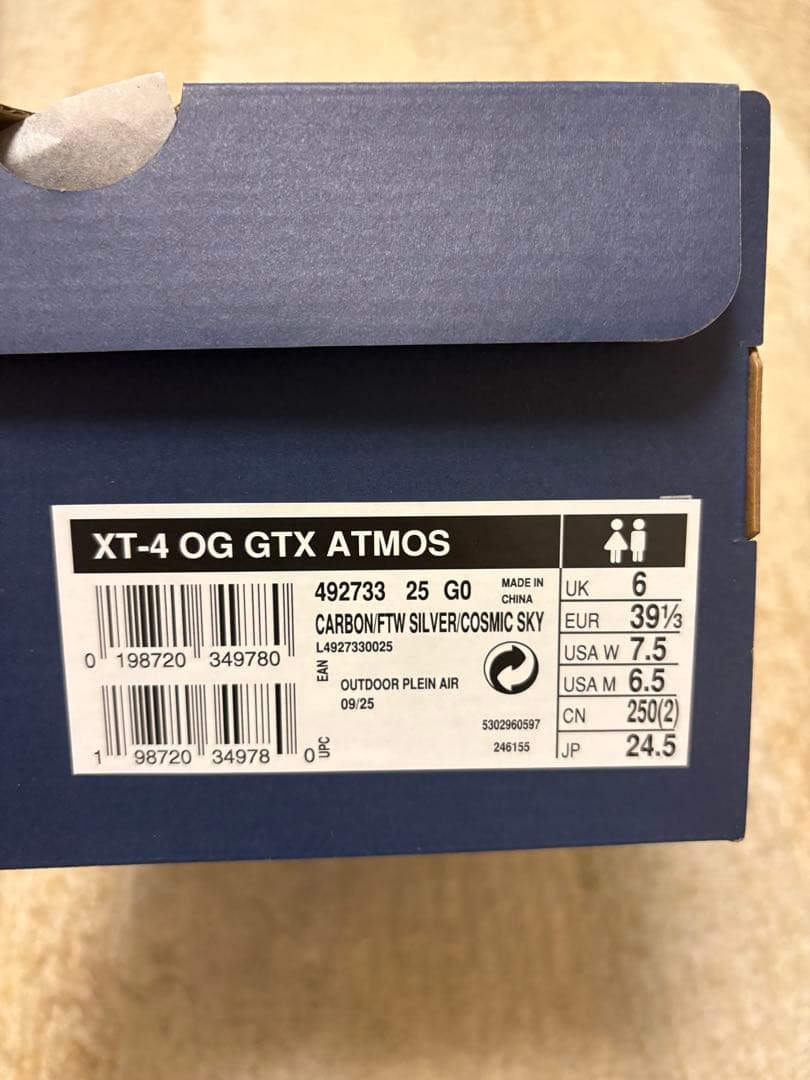 靴 SALOMON XT-4 OG GTX ATMOS 24.5cm