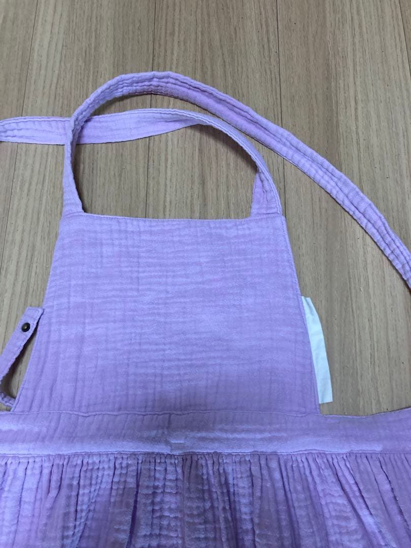 chunさま専用 辻希美 プロデュース コットンガーゼエプロン パープル