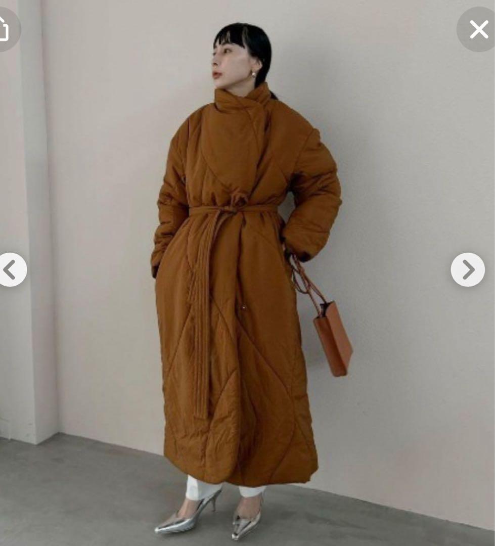 ジャケット・アウター AMERI WAVE STITCH HEAT POLAK LONG COAT