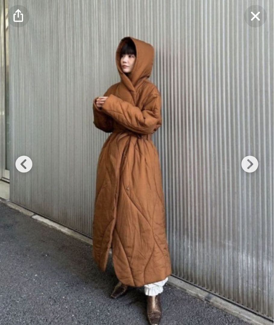 ジャケット・アウター AMERI WAVE STITCH HEAT POLAK LONG COAT
