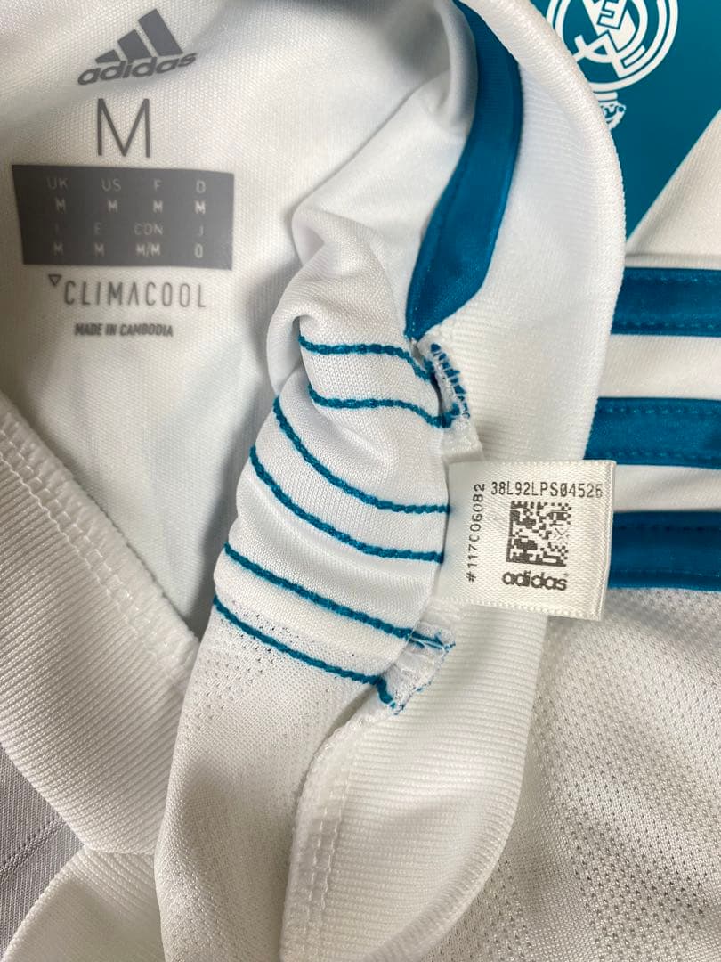 adidas レアルマドリード　17/18 ユニフォーム クリロナ　7 海外M