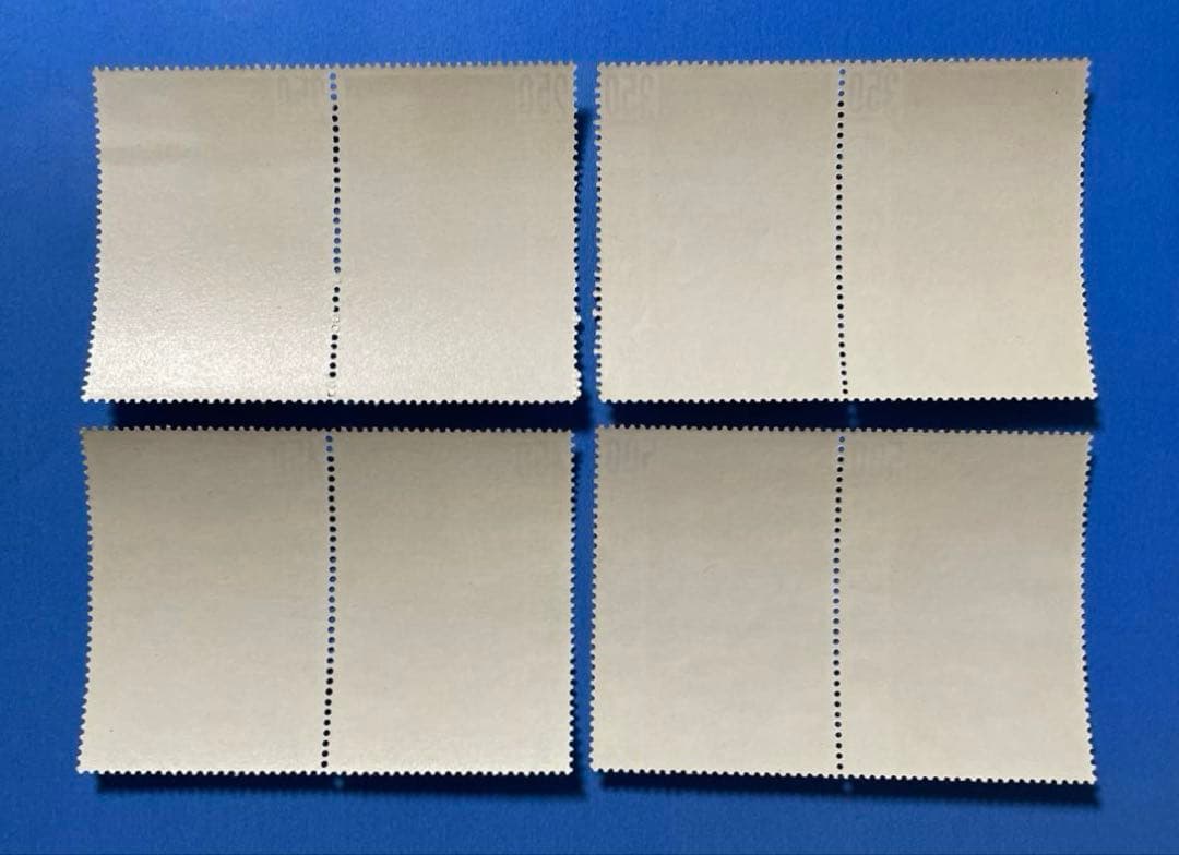 中華民国台湾切手　故宮名画‘66年版(未使用・ペア、4種完)