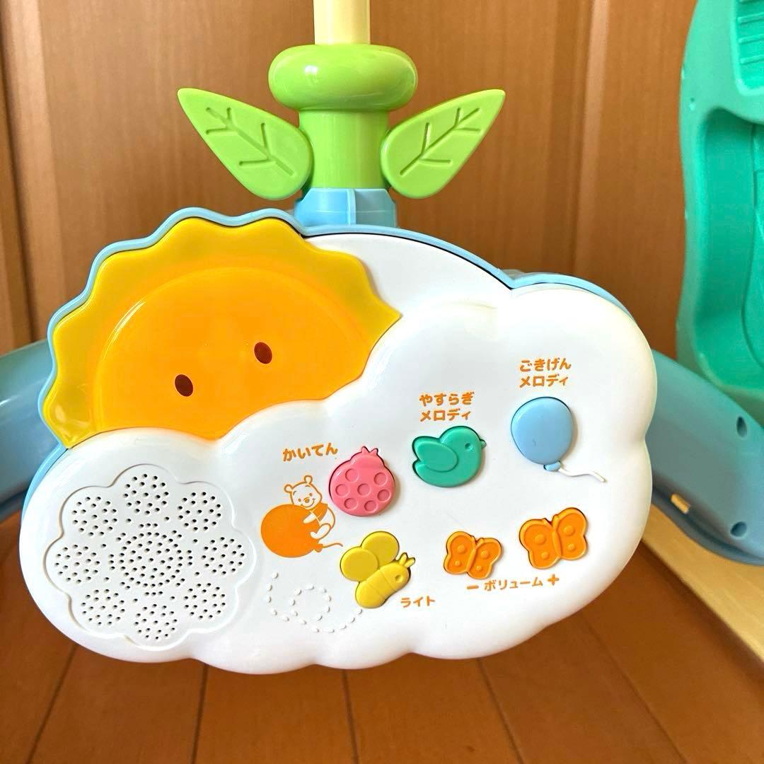 【極美品】プーメリーDisney babyくまのプーさん6WAYジムにへんしん