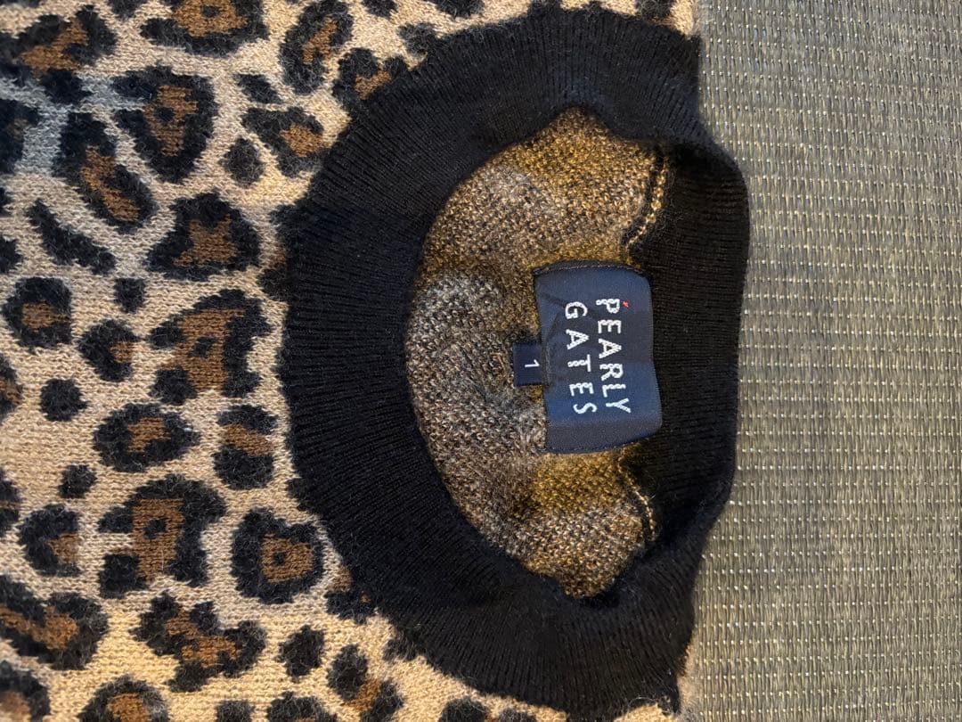 パーリーゲイツ♡ヒョウ柄セーター&バイザー