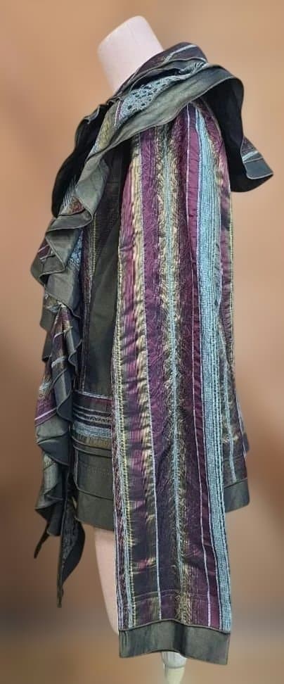 EIKOKONDO 美品♡ フリル付き多色テーラードジャケット　y06