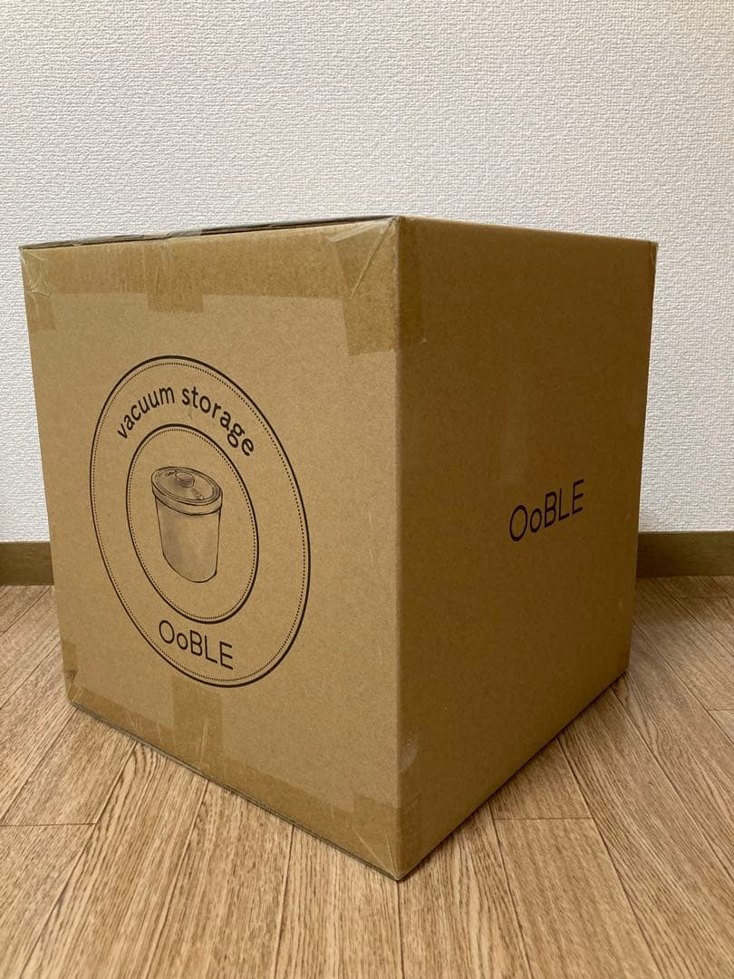 【新品・未開封】OobLE 真空米びつ ノーマルサイズ 10kg対応 13L