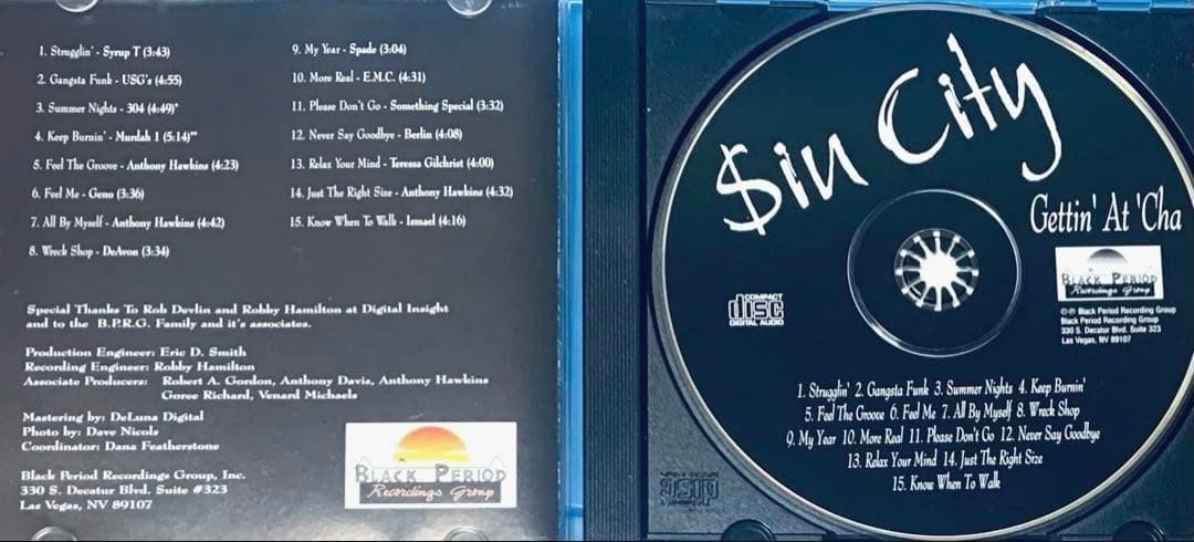 洋楽 Sin City / Gettin' At'Cha G-FUNK G-RAP