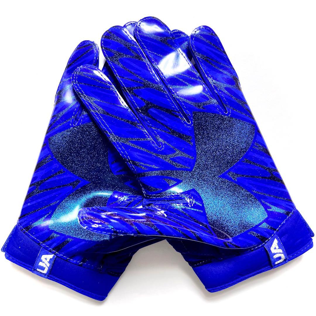 UA SPOTLIGHT 2020 アメフト グローブ ブルー XLサイズ【新品