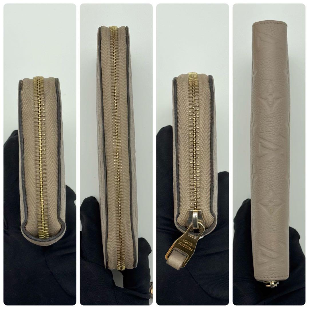 ヴィトン　アンプラント　ジッピーウォレット ベージュ クリーム