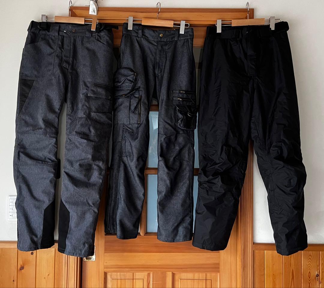 Mサイズ3着 南海防寒パンツ-キルティングデニム-FREE×FREE