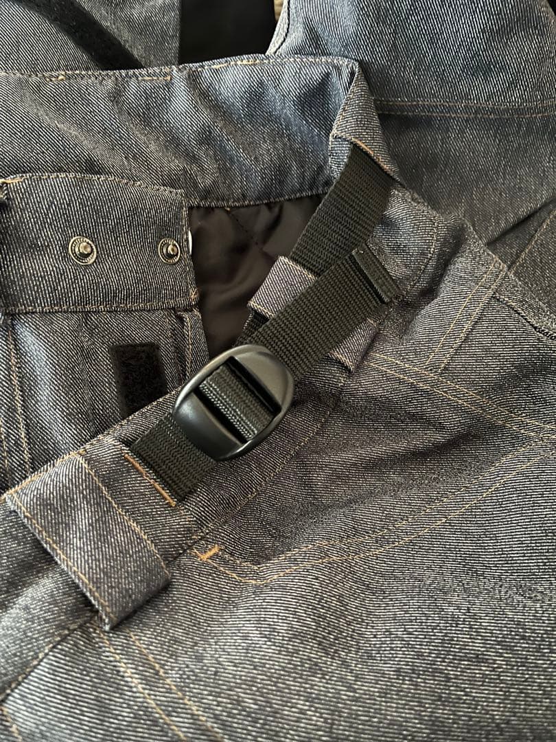 Mサイズ3着 南海防寒パンツ-キルティングデニム-FREE×FREE