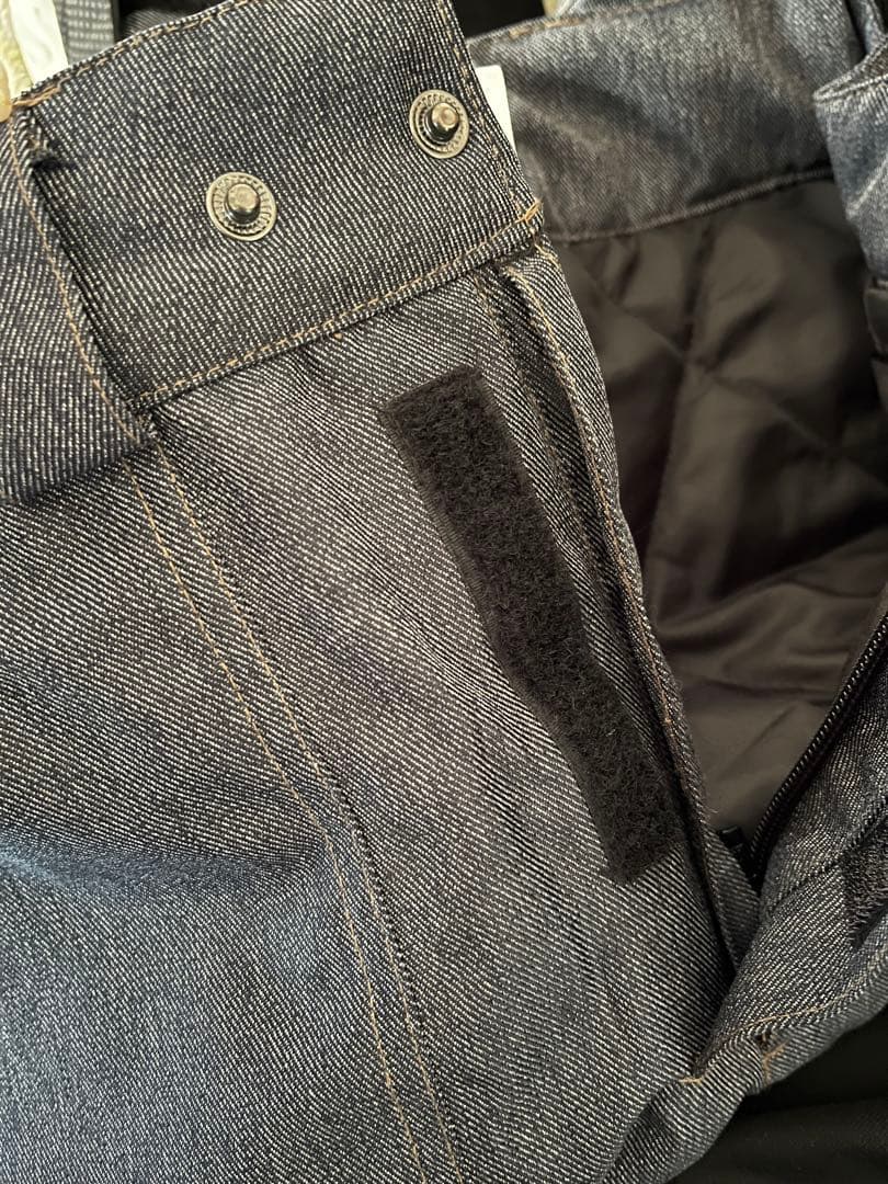 Mサイズ3着 南海防寒パンツ-キルティングデニム-FREE×FREE