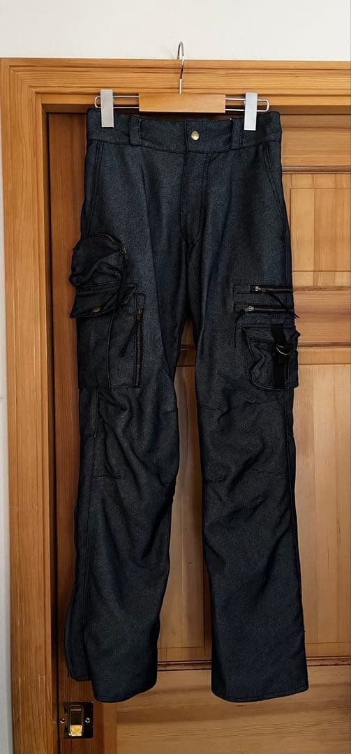 Mサイズ3着 南海防寒パンツ-キルティングデニム-FREE×FREE