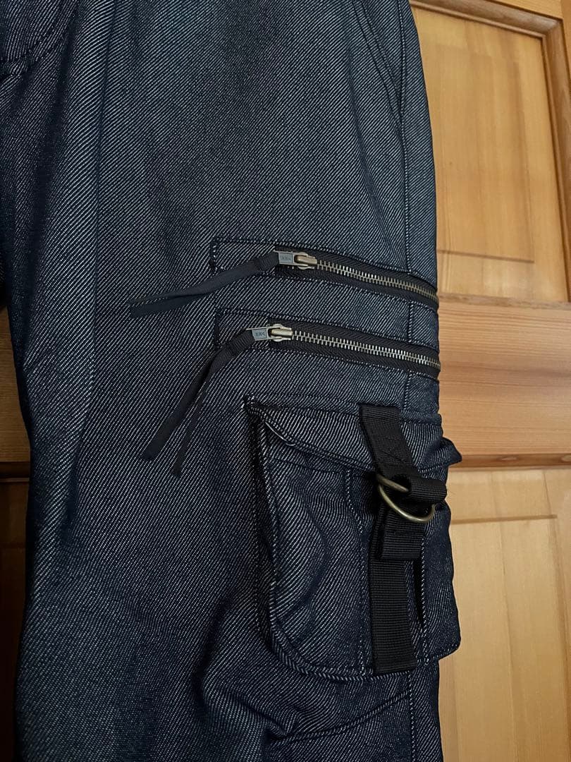 Mサイズ3着 南海防寒パンツ-キルティングデニム-FREE×FREE