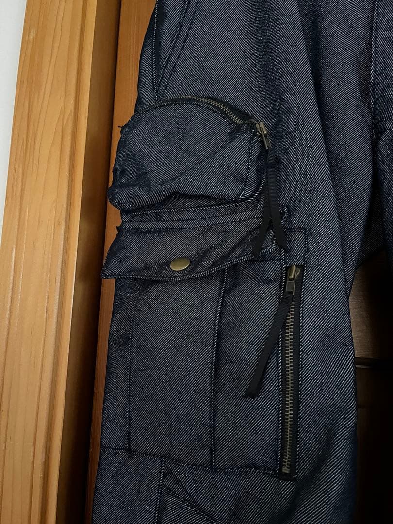 Mサイズ3着 南海防寒パンツ-キルティングデニム-FREE×FREE