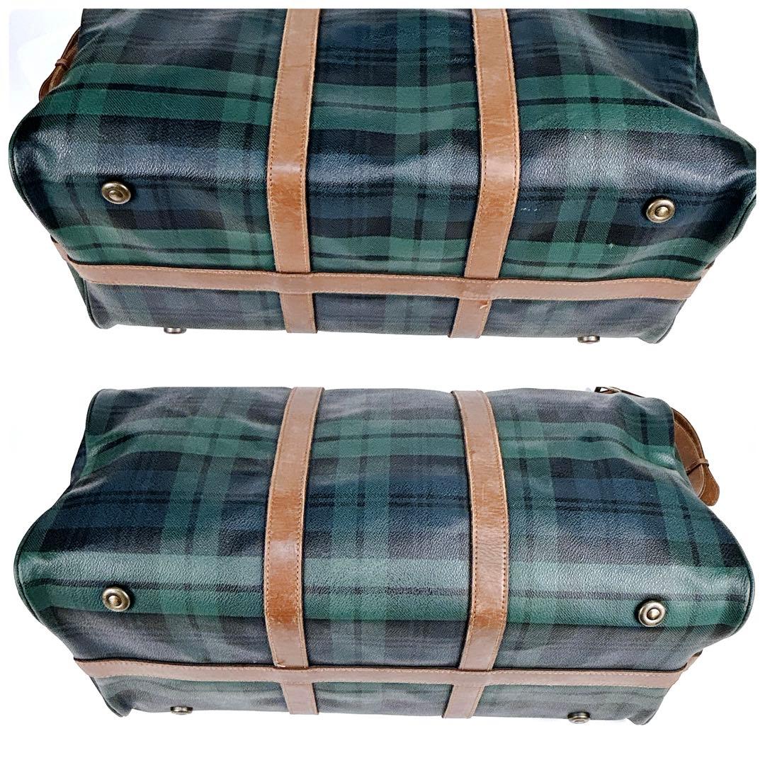 大容量　ポロラルフローレン　ボストンバック　2WAY 肩掛け　ブラックウォッチ