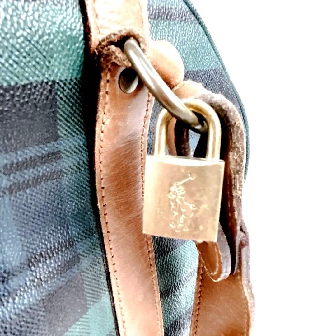 大容量　ポロラルフローレン　ボストンバック　2WAY 肩掛け　ブラックウォッチ