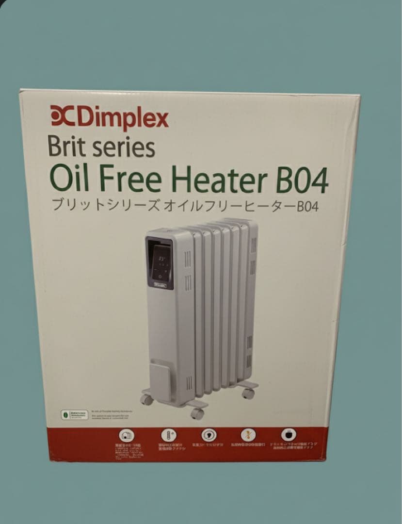 【新品未開封】Dimplex オイルフリーヒーター B04 ECR12Eホワイト