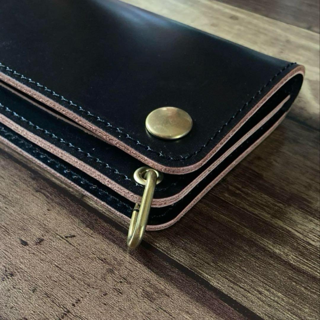 【お札を折らずに収納】トラッカーウォレット150（ミドル）2.5層【受注生産】