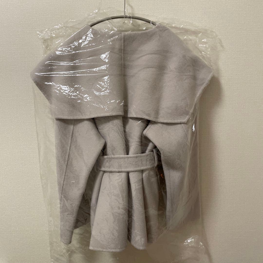 FRAY.ID ショールカラーショートリバーコート フレイアイディーIVR/0