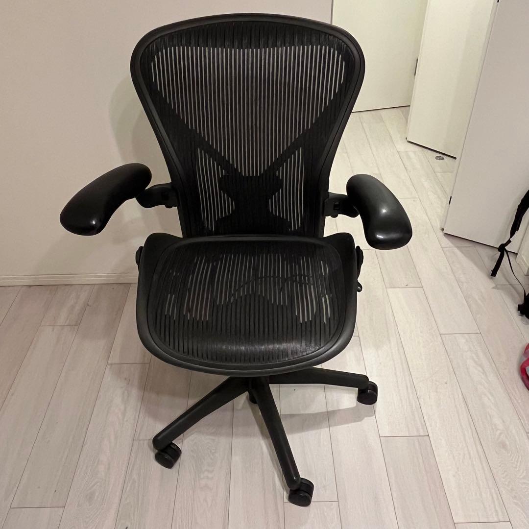 【美品】ハーマンミラー アーロンチェア Bサイズ フル装備 ポスチャーフィット
