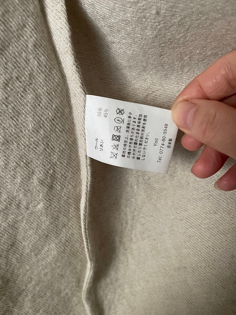 yoli wool rap jacket ウール カシュクール ジャケット 羽織