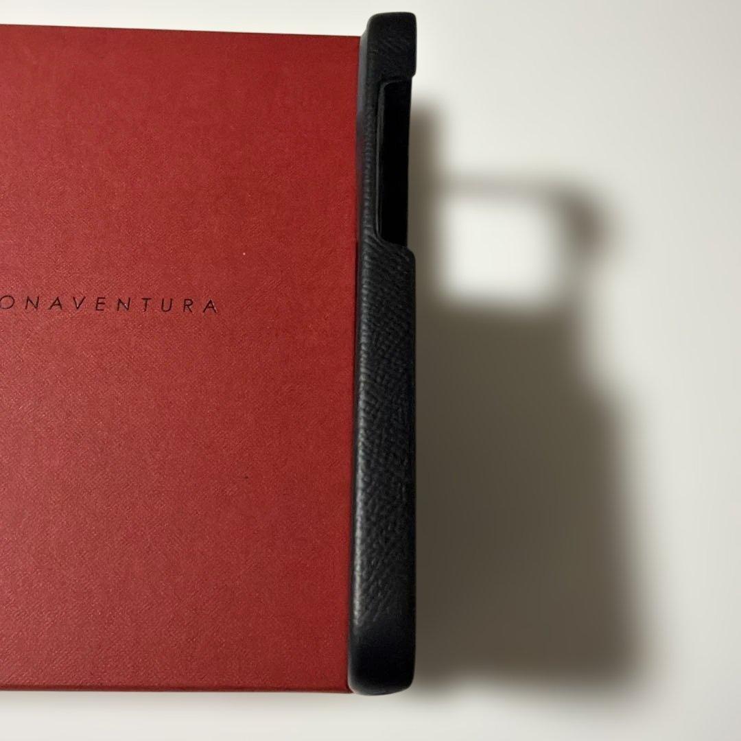 【ボナベンチュラ】iPhone17ProMaxバックカバーケースノービレレザー